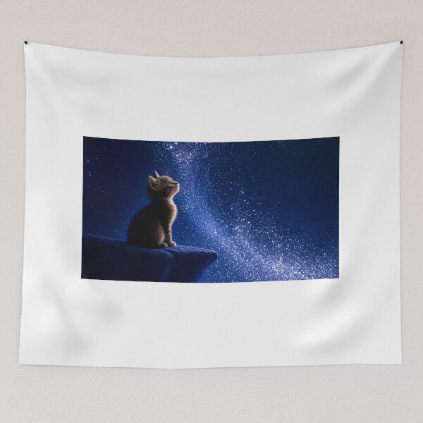 Item preview, When a Kitty Wishes Upon a Star designed and sold by SkyArtCreations.