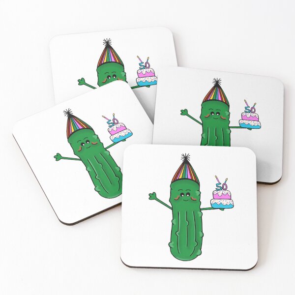 Item preview, 50th Birthday Cake Dill Pickle designed and sold by Sartoris Art.