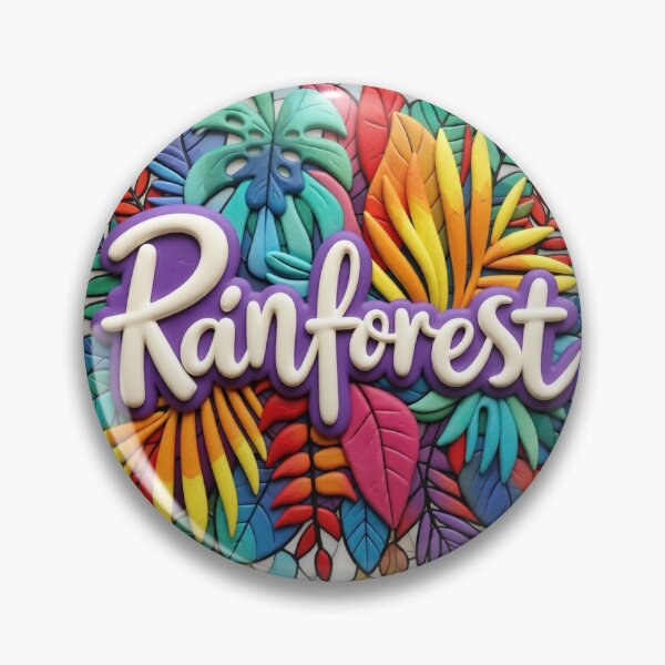 Item preview, rainforest stained glass style design colorful botanical stained glass design designed and sold by SmashingDeals.