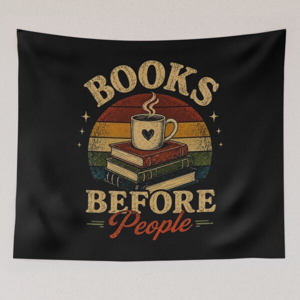 Item preview, Books Before People designed and sold by StockAnime.