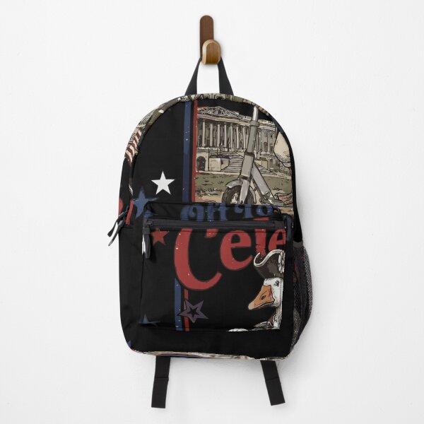 Item preview, Off To Celebrate 250 Years Patriotic Duck on Scooter Historical Design designed and sold by cerima.