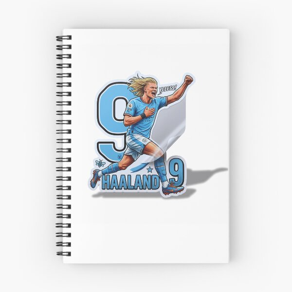 Item preview, Haaland 9 Manchester City Cartoon Football Sticker Gym Laptop Decal designed and sold by Art Wave Studio.