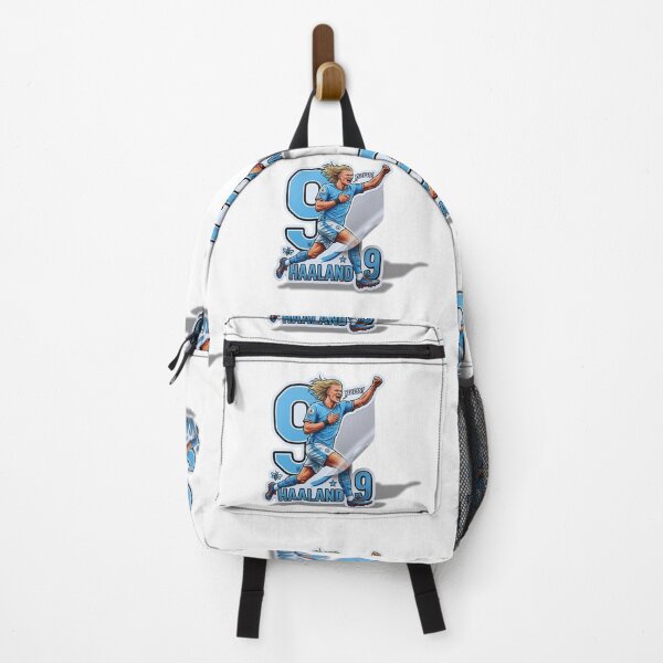 Item preview, Haaland 9 Manchester City Cartoon Football Sticker Gym Laptop Decal designed and sold by Art Wave Studio.