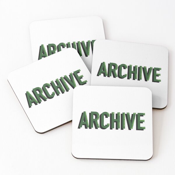 Item preview, Archive Aesthetic Minimalist Laptop Sticker designed and sold by alexmaushaus.
