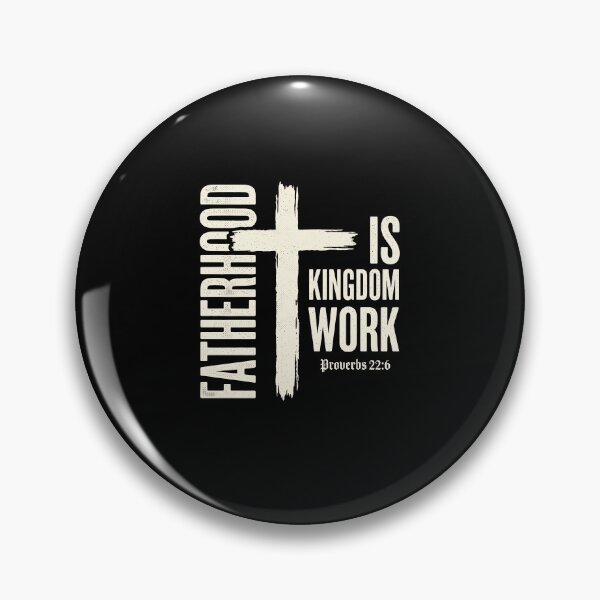 Item preview, Fatherhood Is Kingdom Work - Minimalist Typography Design designed and sold by cerima.