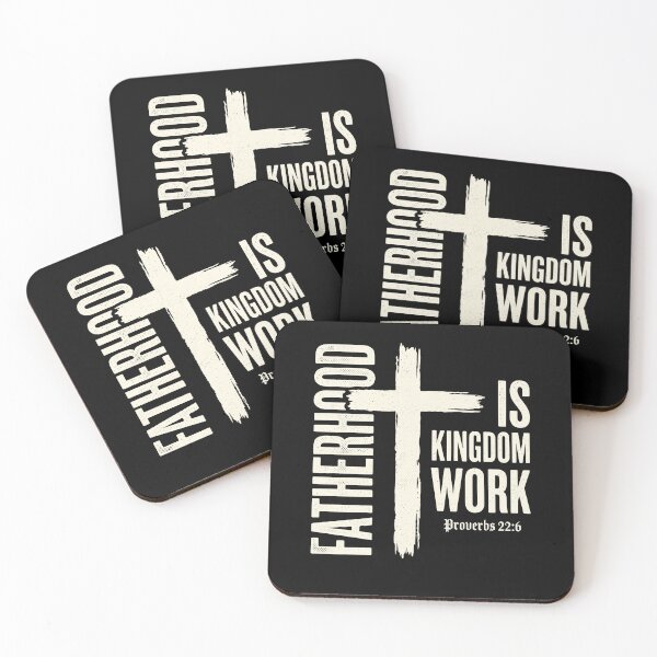 Item preview, Fatherhood Is Kingdom Work - Minimalist Typography Design designed and sold by cerima.