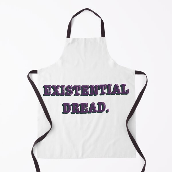 Item preview, Existential Dread Aesthetic Minimalist Laptop Sticker designed and sold by alexmaushaus.