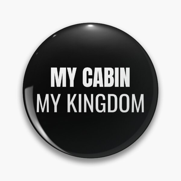 Item preview, My Cabin My Kingdom (White) designed and sold by ShipCrewNation.