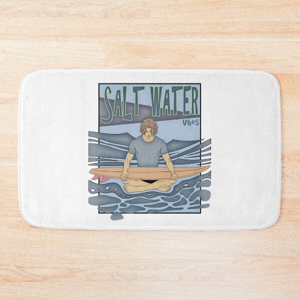 Item preview, Salt Water Vibes - Retro Surf and Meditation Art designed and sold by Alien-Theory.