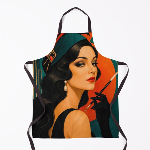 Item preview, Wall Art - Postcard - Vintage Glamour in Art Deco Style designed and sold by ForeverPrintsOK.