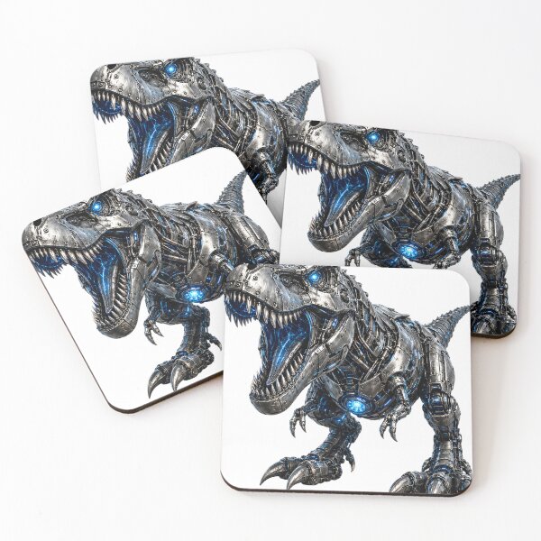 Item preview, Steel T-Rex V5 – Cybernetic Mecha Tyrannosaurus | Industrial Robot Dinosaur | Futuristic Metal Beast designed and sold by SteelCoat Studio.