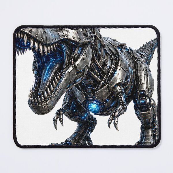 Item preview, Steel T-Rex V5 – Cybernetic Mecha Tyrannosaurus | Industrial Robot Dinosaur | Futuristic Metal Beast designed and sold by SteelCoat Studio.