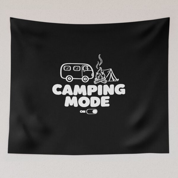 Item preview, Camping Mode Camper Campfire Funny Outdoor designed and sold by MizoX7.