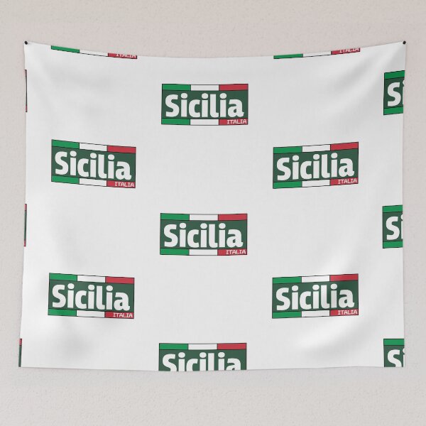 Item preview, Sicilia Italia Flag designed and sold by Travelers Verse.