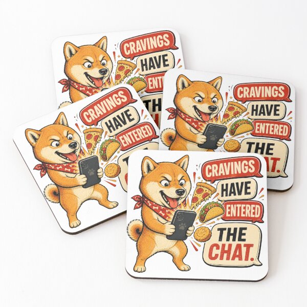 Item preview, Food Obsessed Shiba Inu Humor designed and sold by Gentlestate.