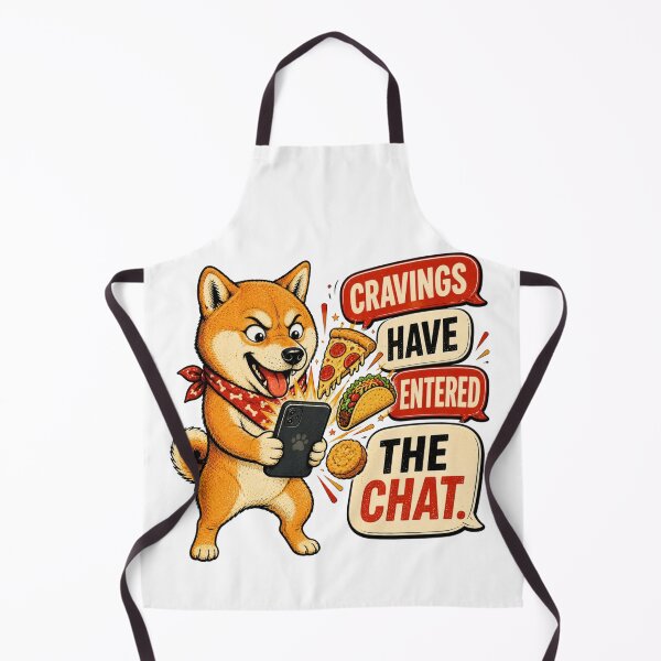 Item preview, Food Obsessed Shiba Inu Humor designed and sold by Gentlestate.