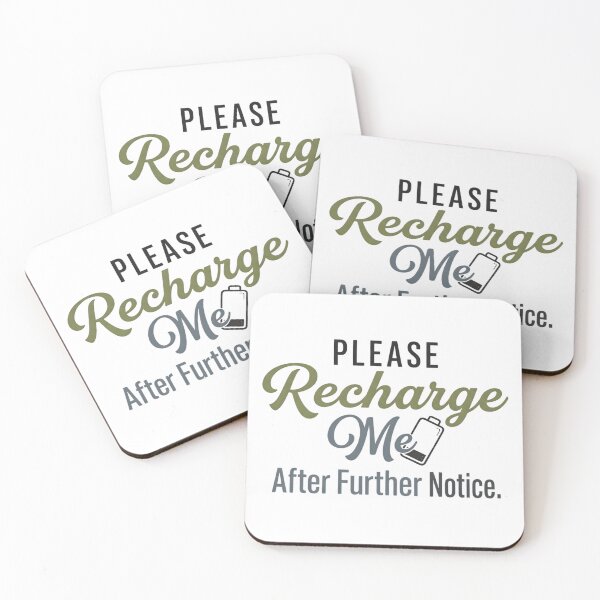 Item preview, Please Recharge Me After Further Notice Funny Introvert Battery Social Energy Shirt designed and sold by softmind studio.