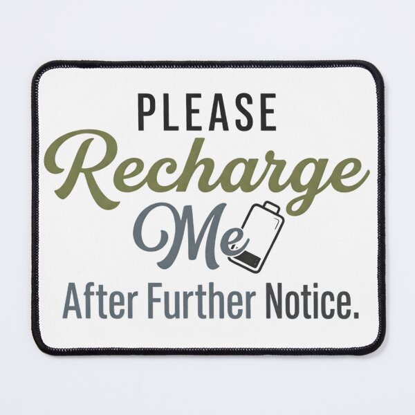 Item preview, Please Recharge Me After Further Notice Funny Introvert Battery Social Energy Shirt designed and sold by softmind studio.