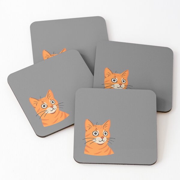 Item preview, Curious Orange Tabby Cat Face designed and sold by MarmaladeStudio.