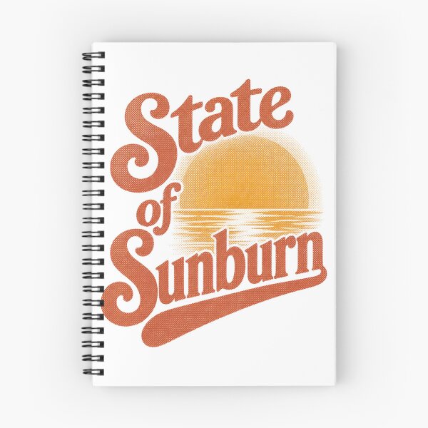 Item preview, State of Sunburn – Retro Halftone Summer Typography Design designed and sold by Jandedan.