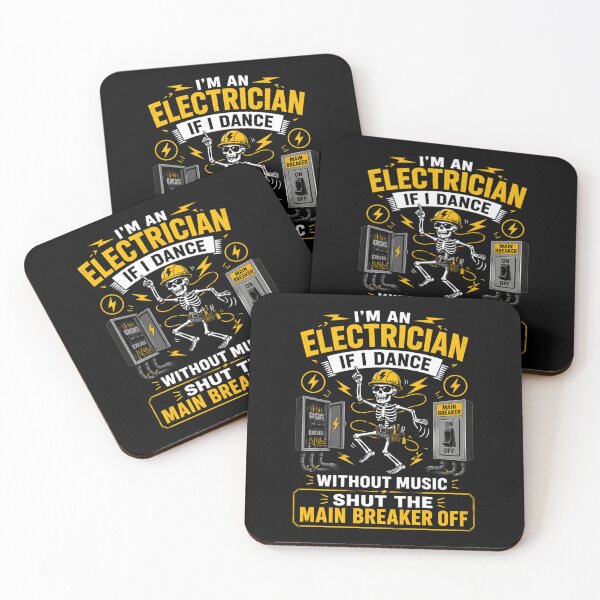 Item preview, Funny Electrician Skeleton Shirt I’m An Electrician If I Dance Without Music Shut The Main Breaker Off Electrician Humor Gift designed and sold by Doodle ⭐⭐⭐⭐⭐.