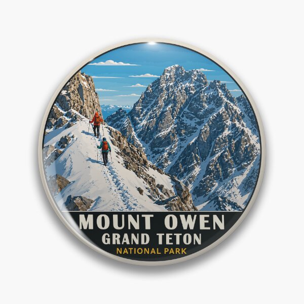 Item preview, Grand Teton National Park Retro Sticker designed and sold by Gideon Emmerich.