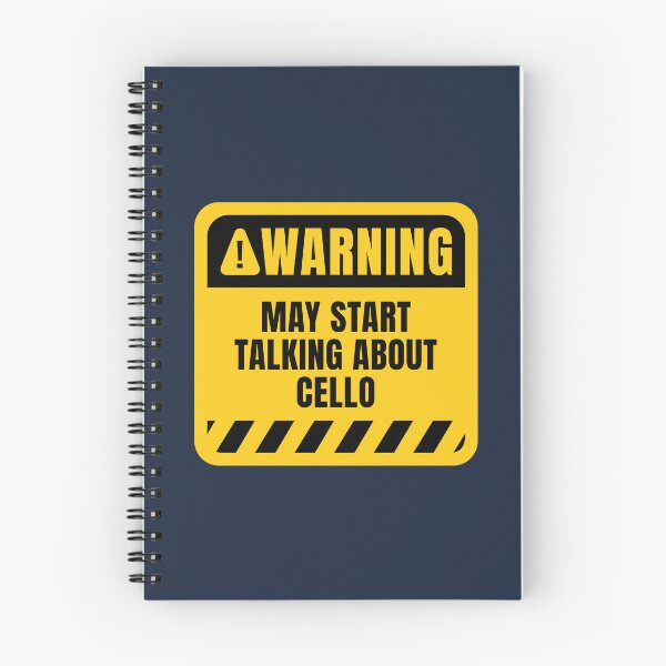 Item preview, Cello Funny Warning Sign designed and sold by MaryAller.