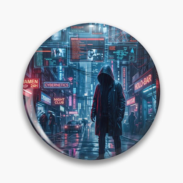 Item preview, Shadow Ninja Cyberpunk Fantasy RPG Sci Fi Art designed and sold by ART ATTACK ZONE.