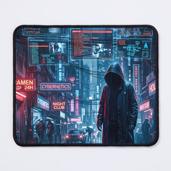 Item preview, Shadow Ninja Cyberpunk Fantasy RPG Sci Fi Art designed and sold by ART ATTACK ZONE.