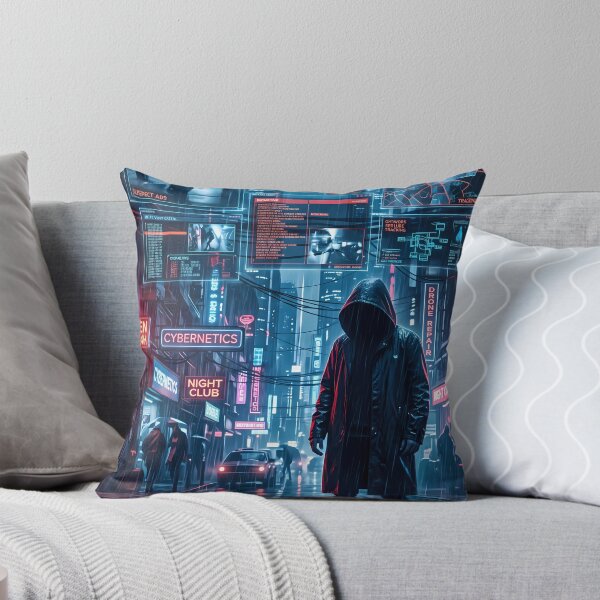 Item preview, Shadow Ninja Cyberpunk Fantasy RPG Sci Fi Art designed and sold by ART ATTACK ZONE.