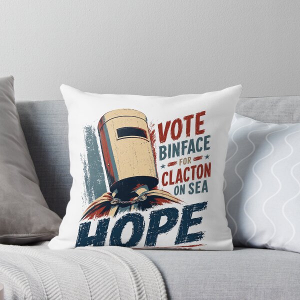 Item preview, Vote Bin Face For Clacton On Sea Hope Count Bin Face 2026 UK Election Satire Political Humor designed and sold by HumansStuck12.