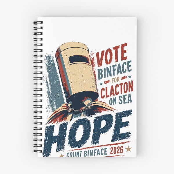 Item preview, Vote Bin Face For Clacton On Sea Hope Count Bin Face 2026 UK Election Satire Political Humor designed and sold by HumansStuck12.