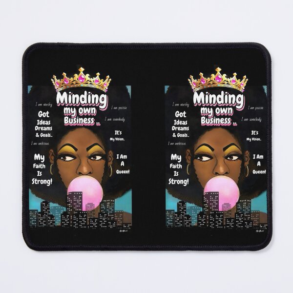 Item preview, Black Girl Minding Her Business… designed and sold by MoonChild67.