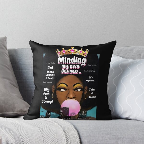 Item preview, Black Girl Minding Her Business… designed and sold by MoonChild67.