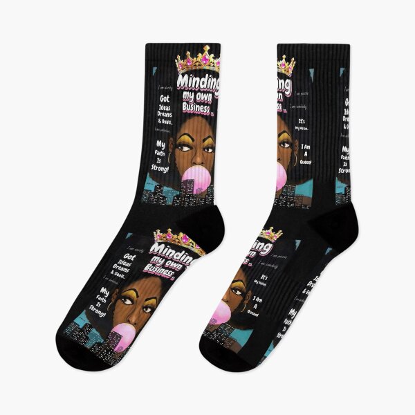 Item preview, Black Girl Minding Her Business… designed and sold by MoonChild67.