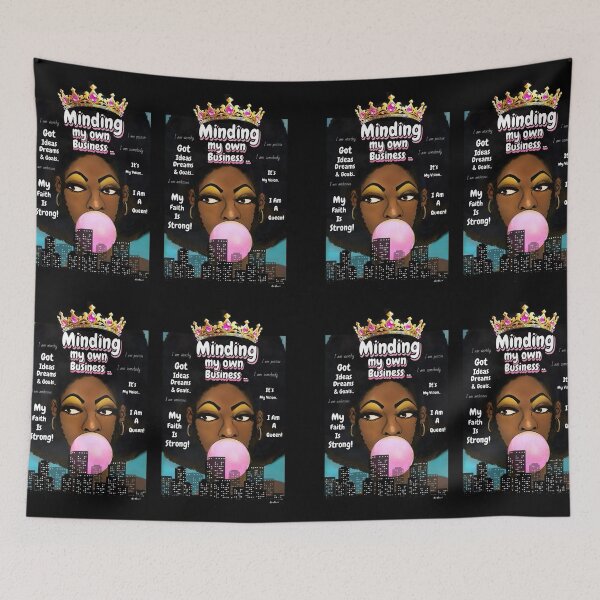 Item preview, Black Girl Minding Her Business… designed and sold by MoonChild67.