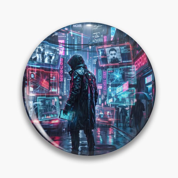 Item preview, Error Ninja Cyberpunk Fantasy RPG Sci Fi Art designed and sold by ART ATTACK ZONE.