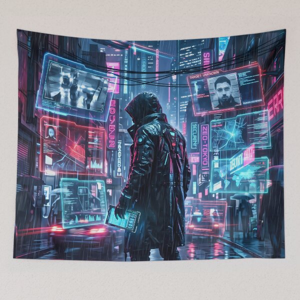 Item preview, Error Ninja Cyberpunk Fantasy RPG Sci Fi Art designed and sold by ART ATTACK ZONE.