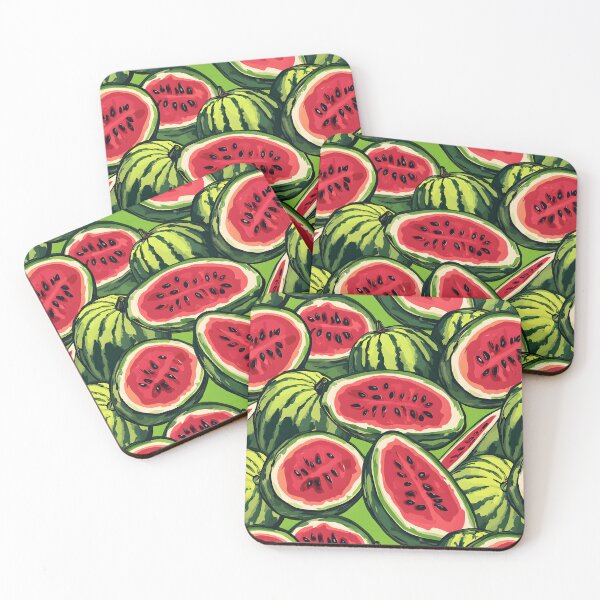Item preview, Watermelon Pop Art Fruit Funny Watermelon Day Retro Vegetarian Food designed and sold by SecretDicer.