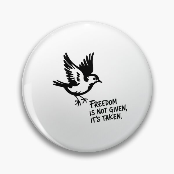 Item preview, Banksy Bird - Freedom is not given, it's taken designed and sold by 123ks.