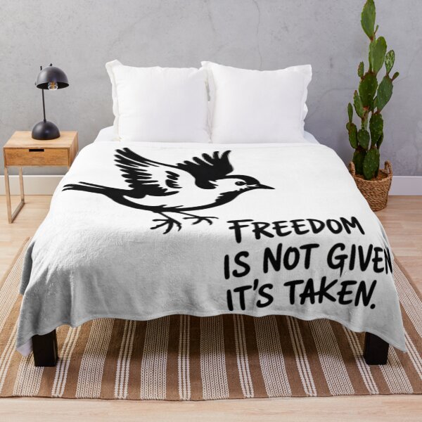 Item preview, Banksy Bird - Freedom is not given, it's taken designed and sold by 123ks.