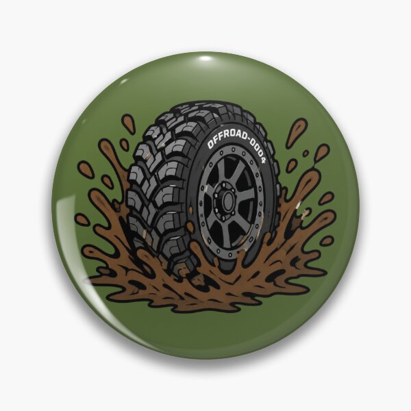 Artikelvorschau, Offroad-Reifenaufkleber „Schlammspritzer“ – 4x4-Abenteueraufkleber entworfen und verkauft von mijaczeek.