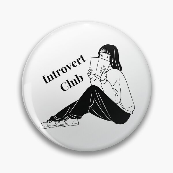 Item preview, Introvert Club Book Lover designed and sold by Bloomelle Studio.