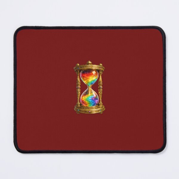 Item preview, Rainbow Hourglass Sticker designed and sold by PawsAndpetalstudio.