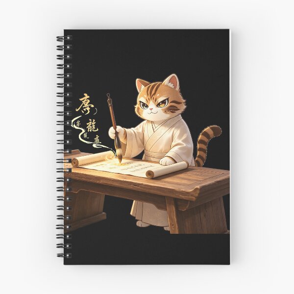 Item preview, The Ink Master - Felis Nigripes Artistic Calligrapher designed and sold by ABYSSLAB.