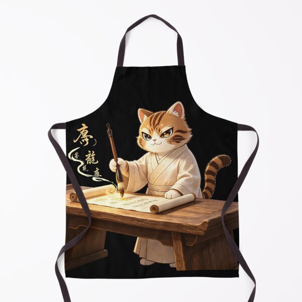 Item preview, The Ink Master - Felis Nigripes Artistic Calligrapher designed and sold by ABYSSLAB.
