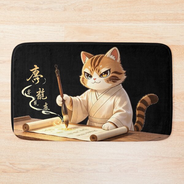 Item preview, The Ink Master - Felis Nigripes Artistic Calligrapher designed and sold by ABYSSLAB.
