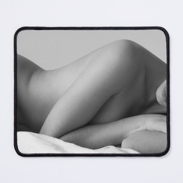 Item preview, Sleeping beauty, reclining woman black and white photographic art print designed and sold by Astrid Arkhangelsky.