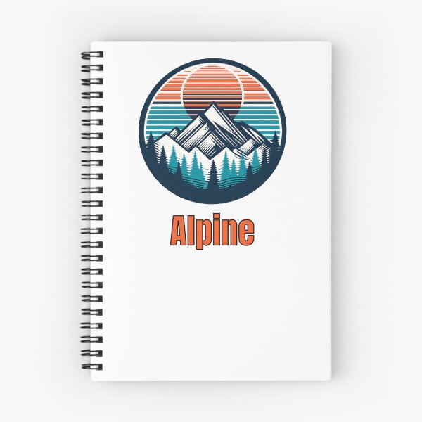 Item preview, Vintage Alpine Mountain Logo | Retro Outdoor Camping Hiking Design designed and sold by Timber-Trail.