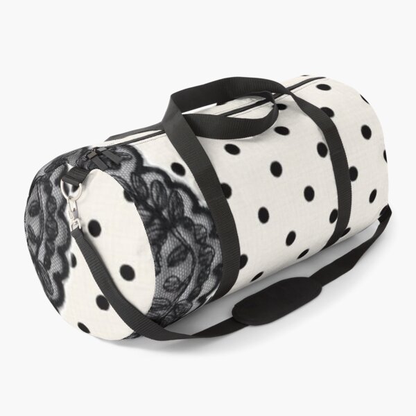 Item preview, Polka Dots and Milky Lace Elegant Pattern designed and sold by GenZINISH.